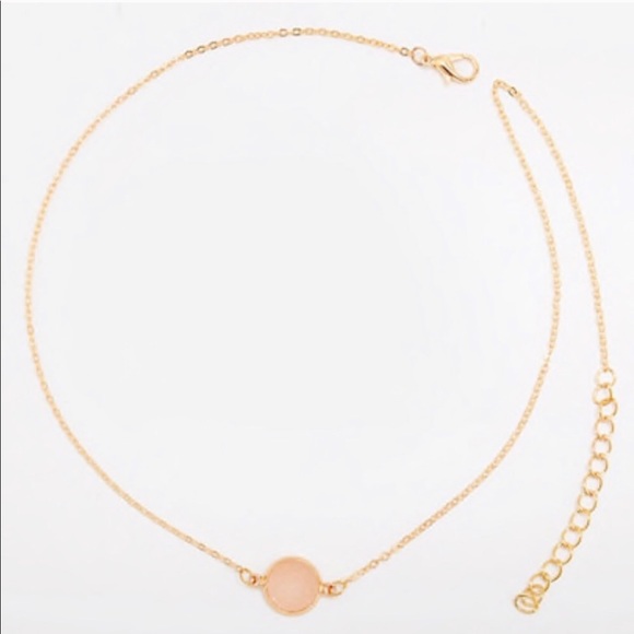 Rose Quarts Druzy Necklace!!! 🥰 - Picture 3 of 5